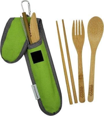 Bamboo travel set sustainable gift