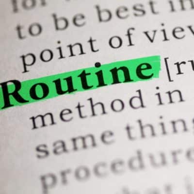 daily routine examples