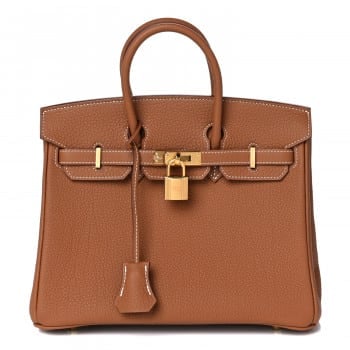 Gold Birkin 25 - fashionphile