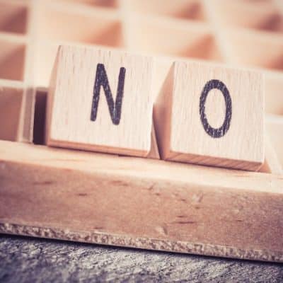 How to politely say no