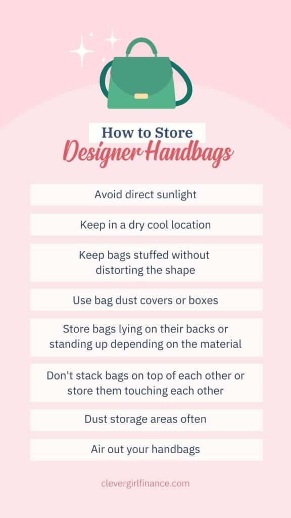 How To Store Designer Handbags