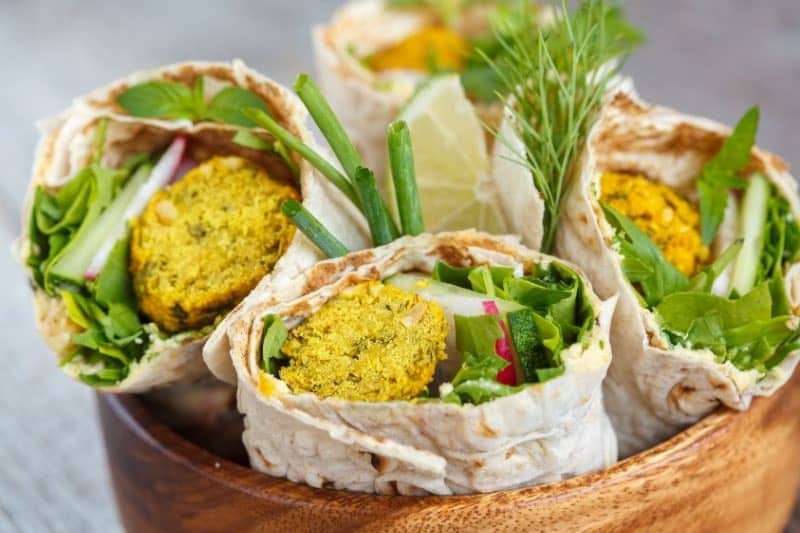 Hummus wrap