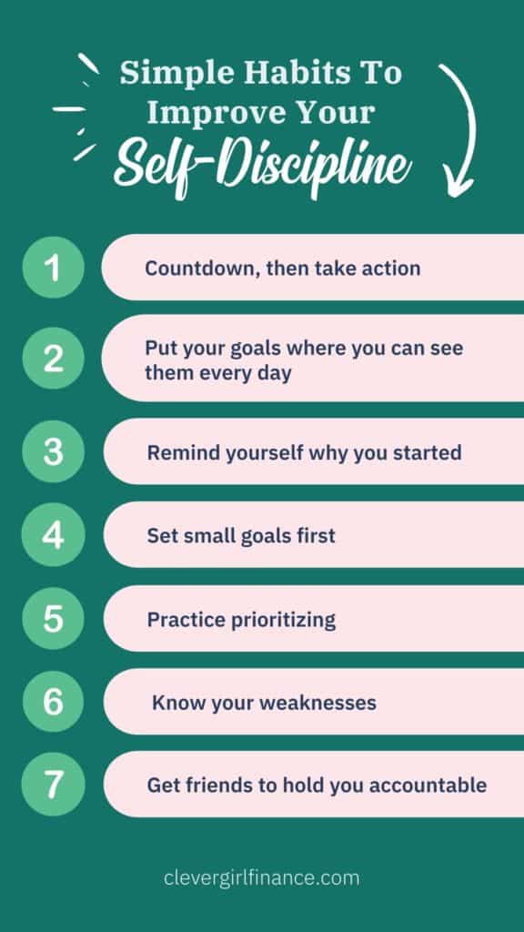 Improve Your Self-Discipline Infographic