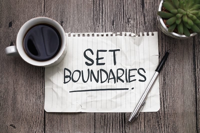 Set healthy boundaries