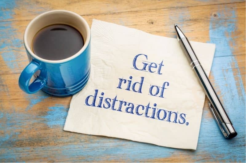 Social media distractions