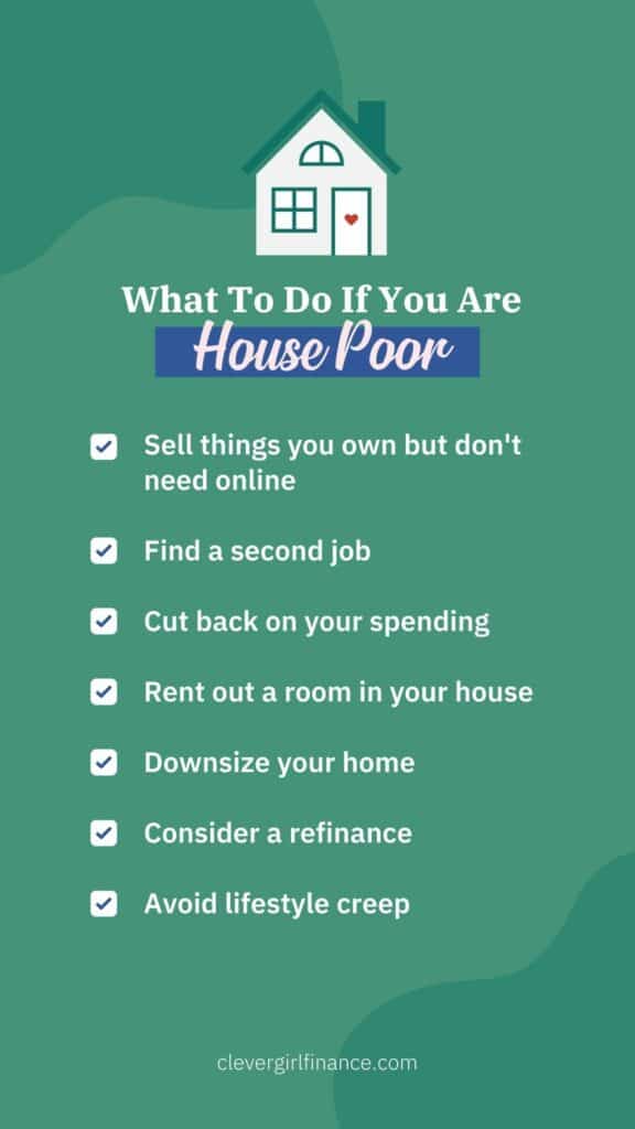 What to do if you are house poor